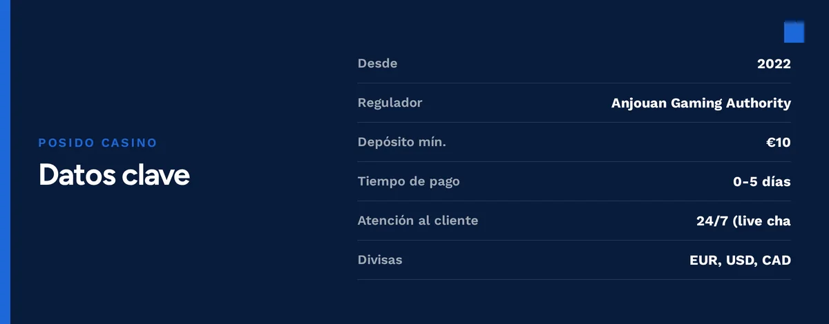 Contempla indicadores operativos casino.