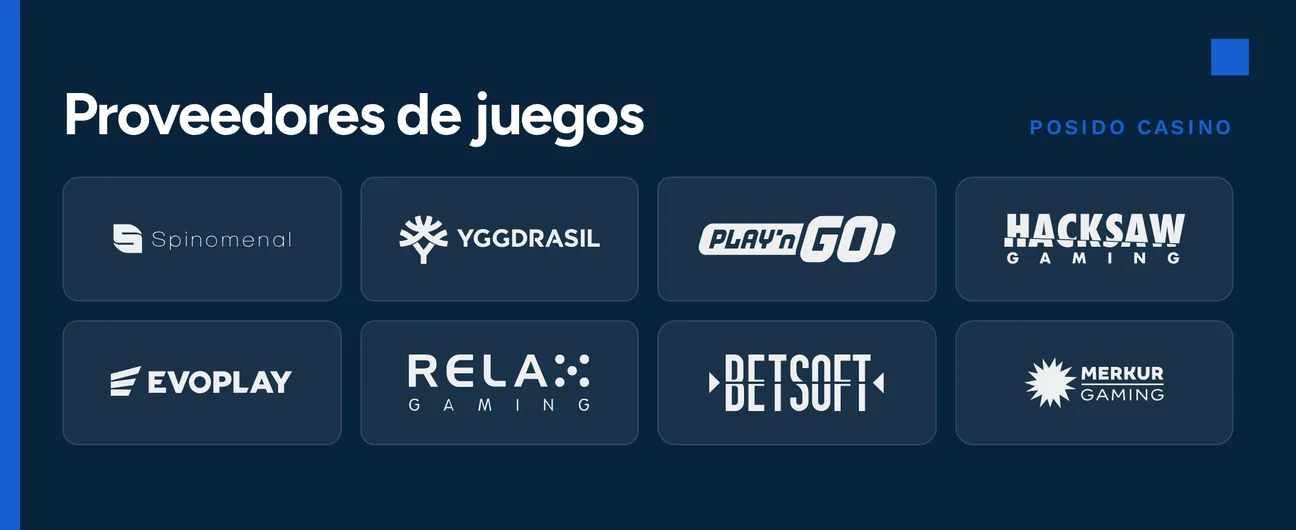 Observa proveedores de software integrados.